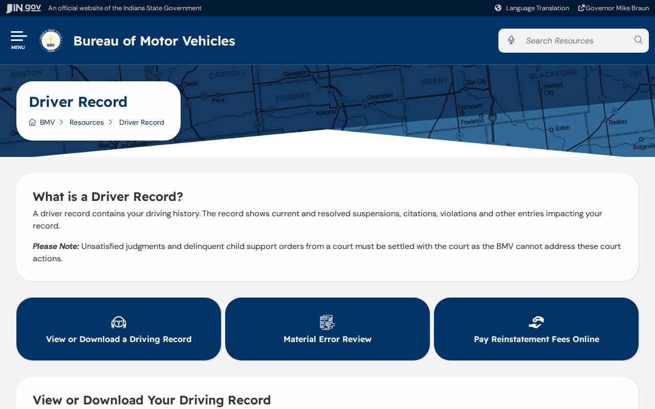 Monroe County traffic court records compared with Indiana BMV records